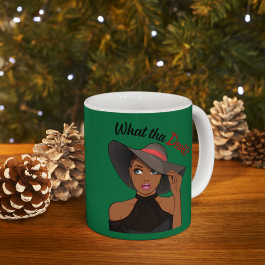 What tha Devil? Ceramic Mug, (11oz, 15oz)